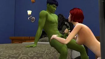 Riproduci Hulk scopa solo una ragazza rossa sexy anale