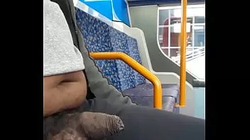 Play Flashing belly cock and balls on back of bus 5